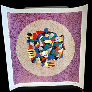 Anatole Krasnyansky Seriolithograph “Musical Sphere” Signed Unframed Print